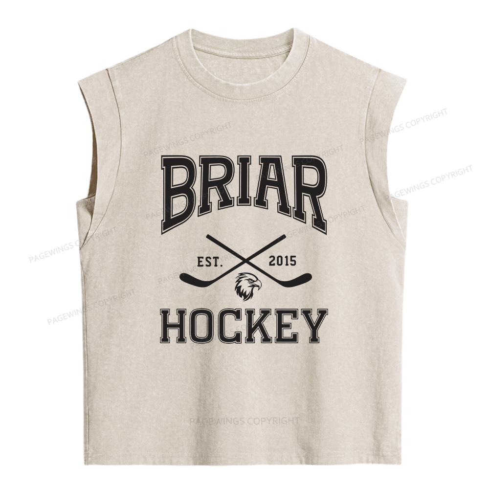 Pagewings Hockey Romance Women's Washed Tank Top