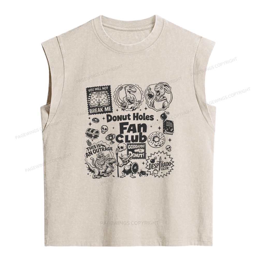 Pagewings Sci-Fi Novel Lover Women's Washed Tank Top