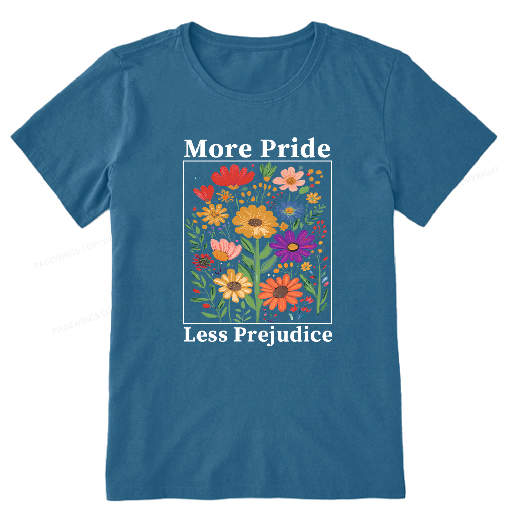 Pagewings More Pride Less Prejudice Unisex Classic T-shirt