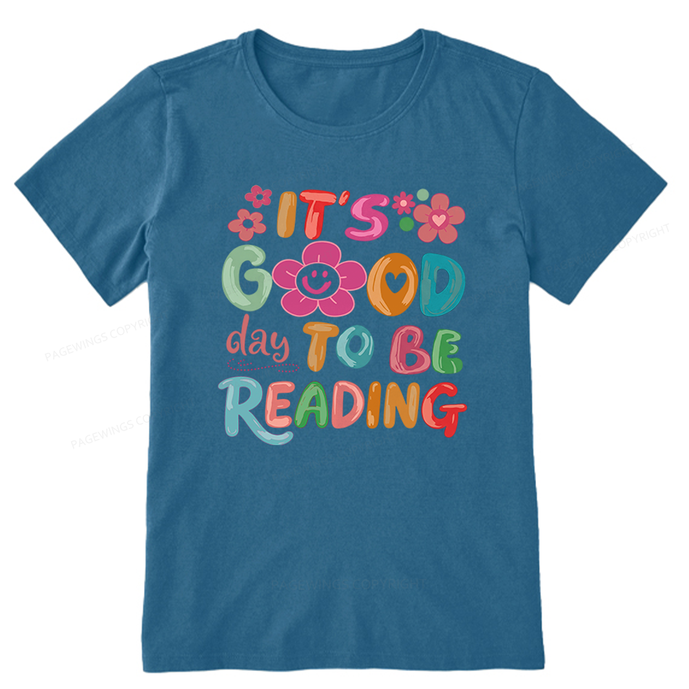 Pagewings It's a Good Day To Be Reading Unisex Classic T-shirt