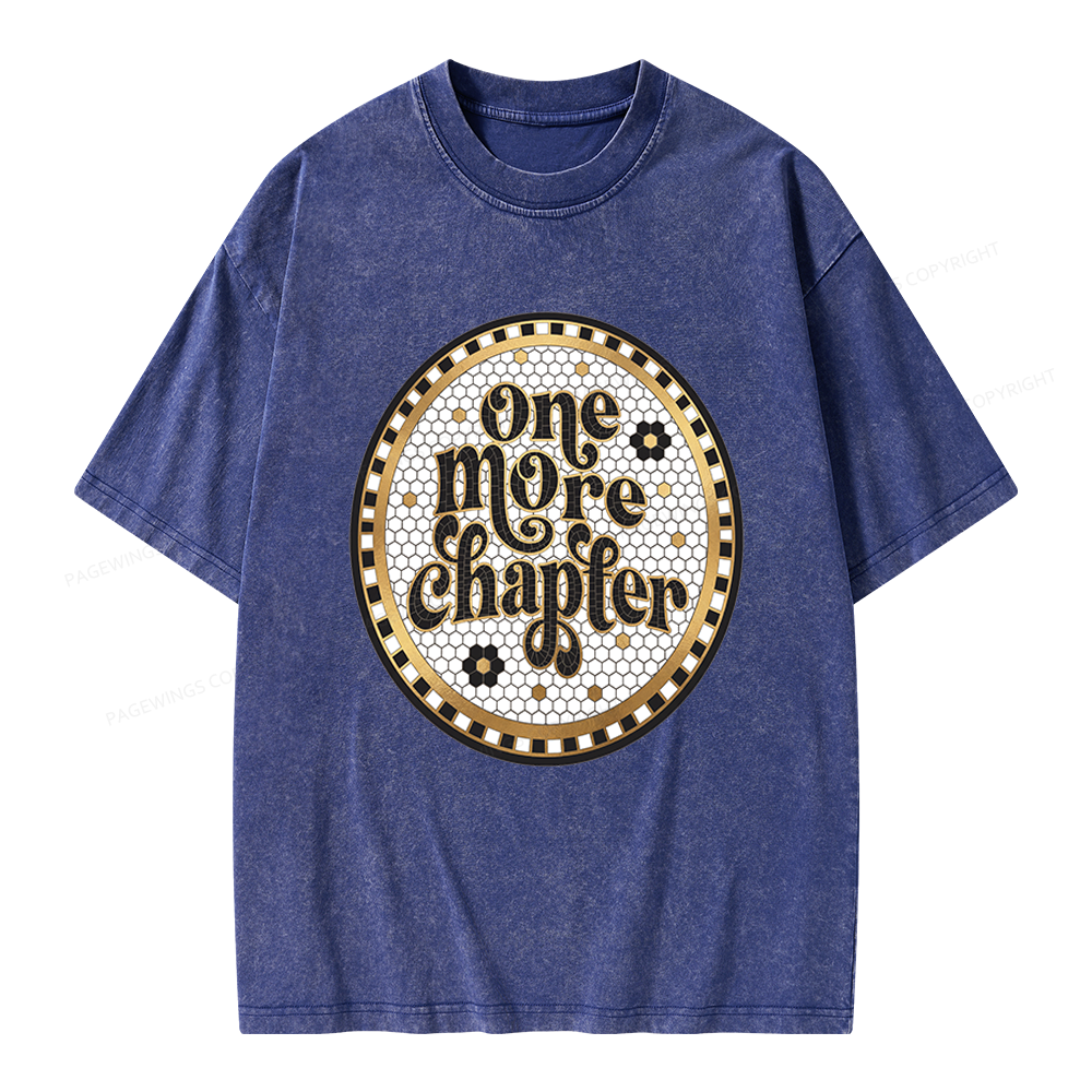 Pagewings One More Chapter Unisex Washed T-shirt