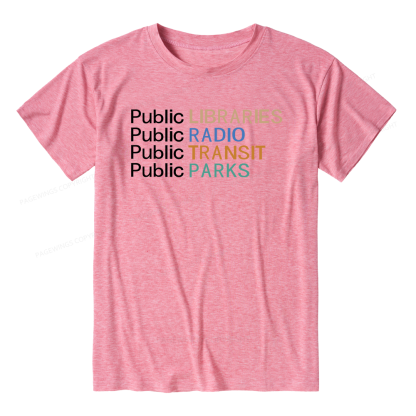 Pagewings Soft Public Libraries Unisex Heather T-Shirt
