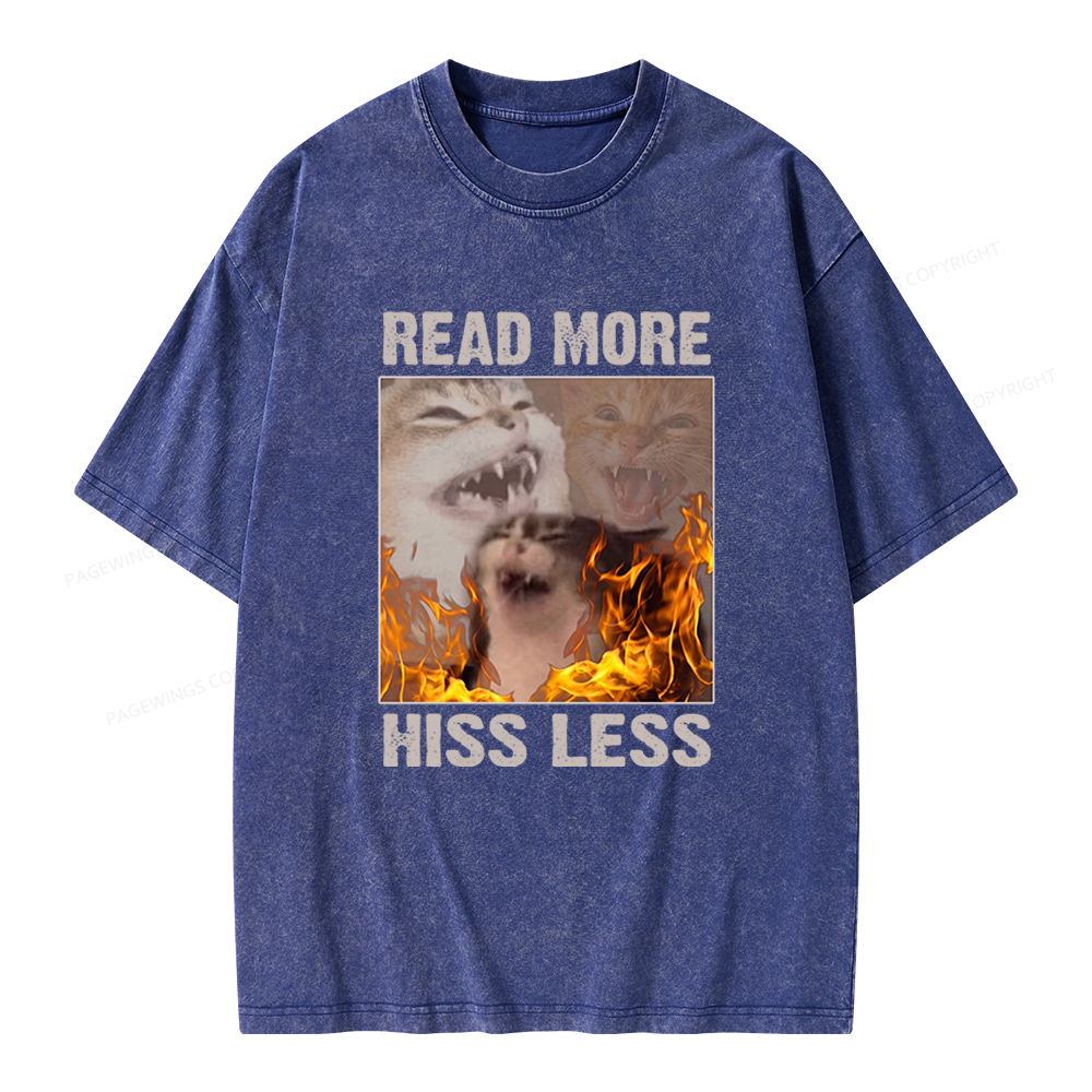 Pagewings Read More Unisex Washed T-shirt