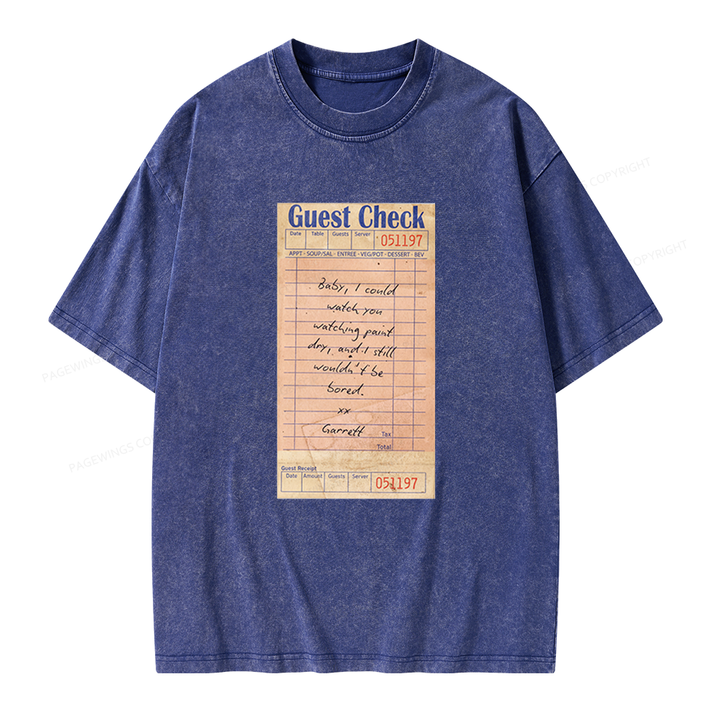 Pagewings Hockey Romance Unisex Washed T-shirt