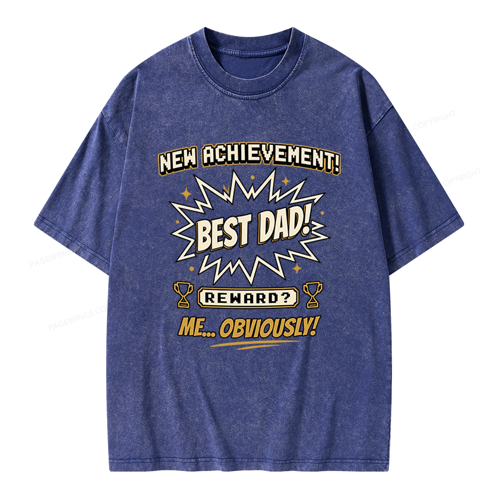 Pagewings New Achievement Unisex Washed T-shirt