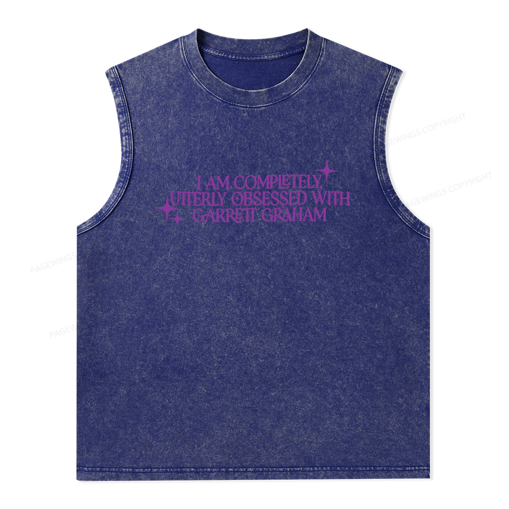 Pagewings Hockey Romace Unisex Washed Tank Top