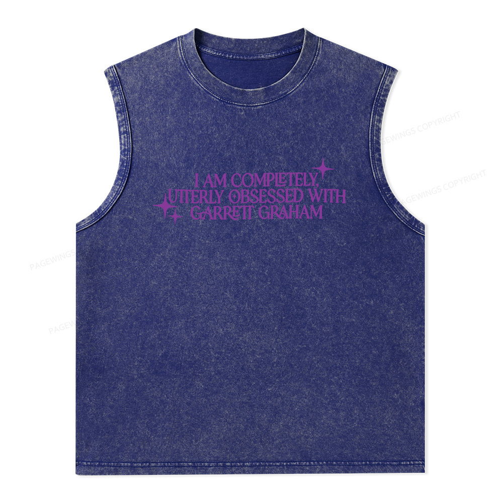 Pagewings Hockey Romace Unisex Washed Tank Top