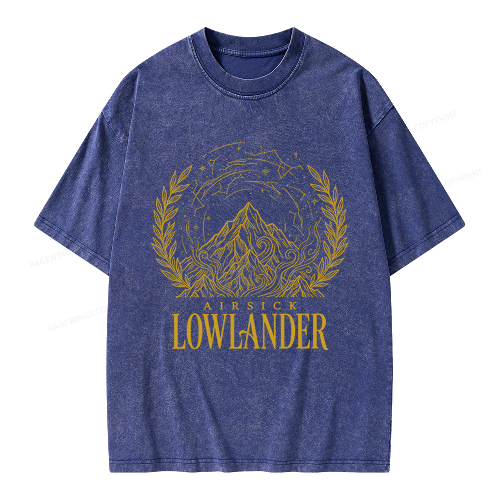 Pagewings Fantasy Books Lover Unisex Washed T-shirt