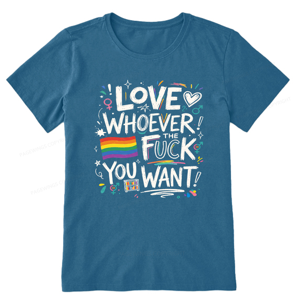 Pagewings Love Whoever You Want Unisex Classic T-shirt