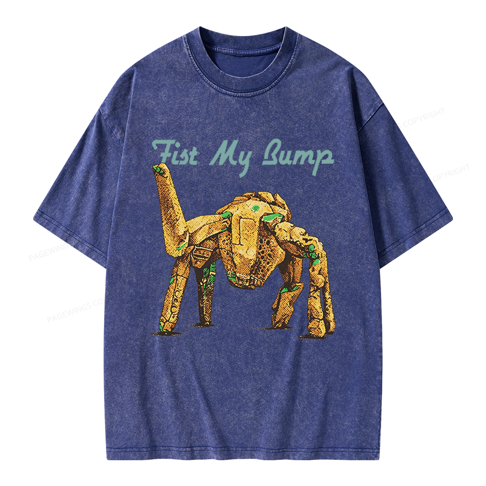 Pagewings Fist My Bump Unisex Washed T-shirt