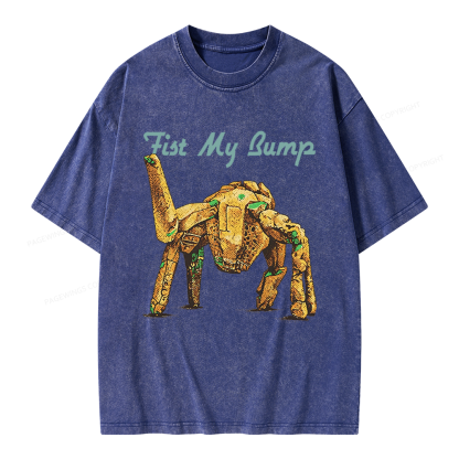 Pagewings Fist My Bump Unisex Washed T-shirt