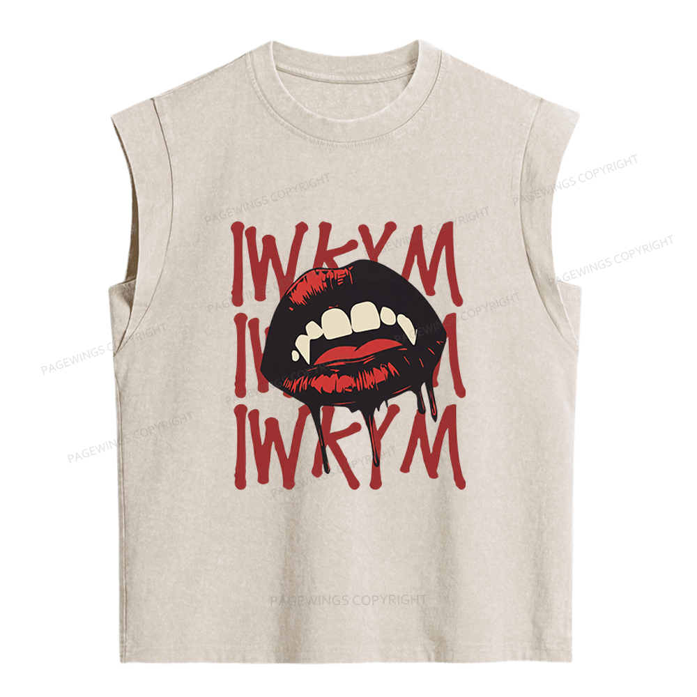 Pagewings IWKYM Women's Washed Tank Top