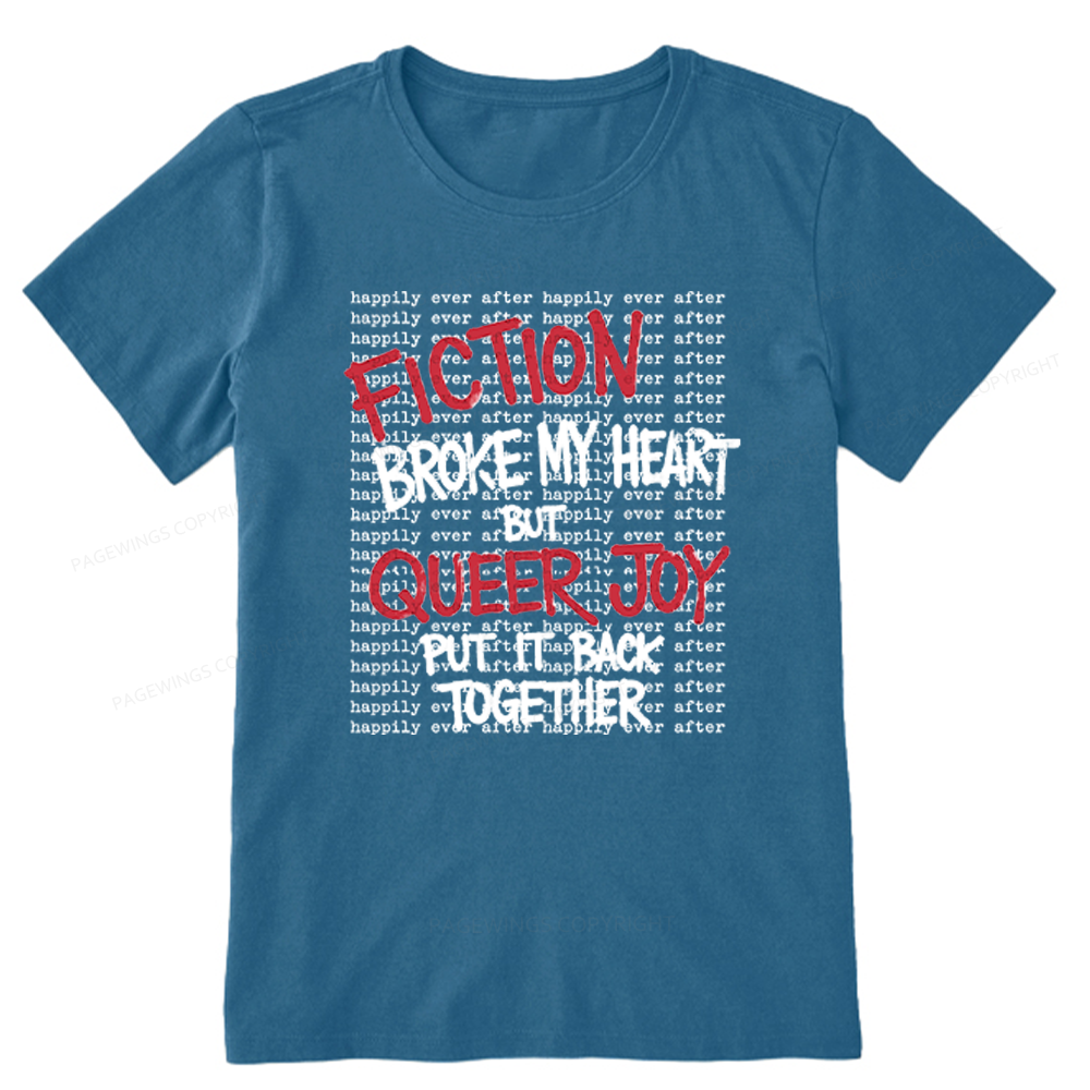 Pagewings Fiction Broke My Heart Unisex Classic T-shirt