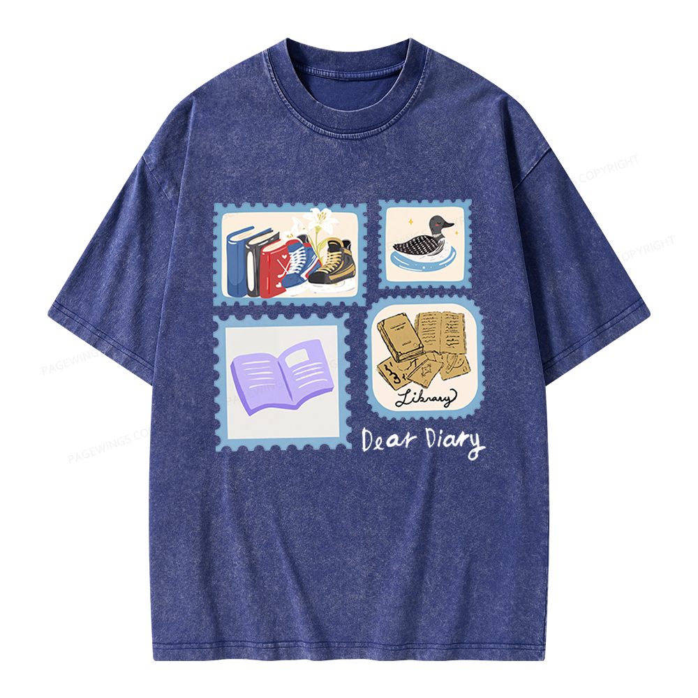 Pagewings Romance Lover Unisex Washed T-shirt