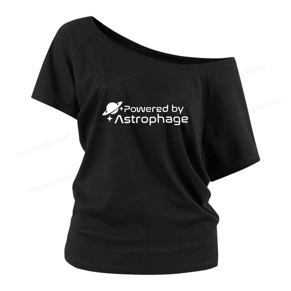 Pagewings Science Fiction Lover Women Off Shoulder T-shirts