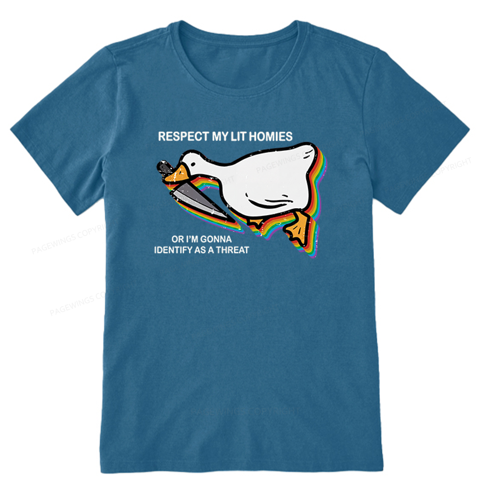 Pagewings Respect My Lit Homies Unisex Classic T-shirt