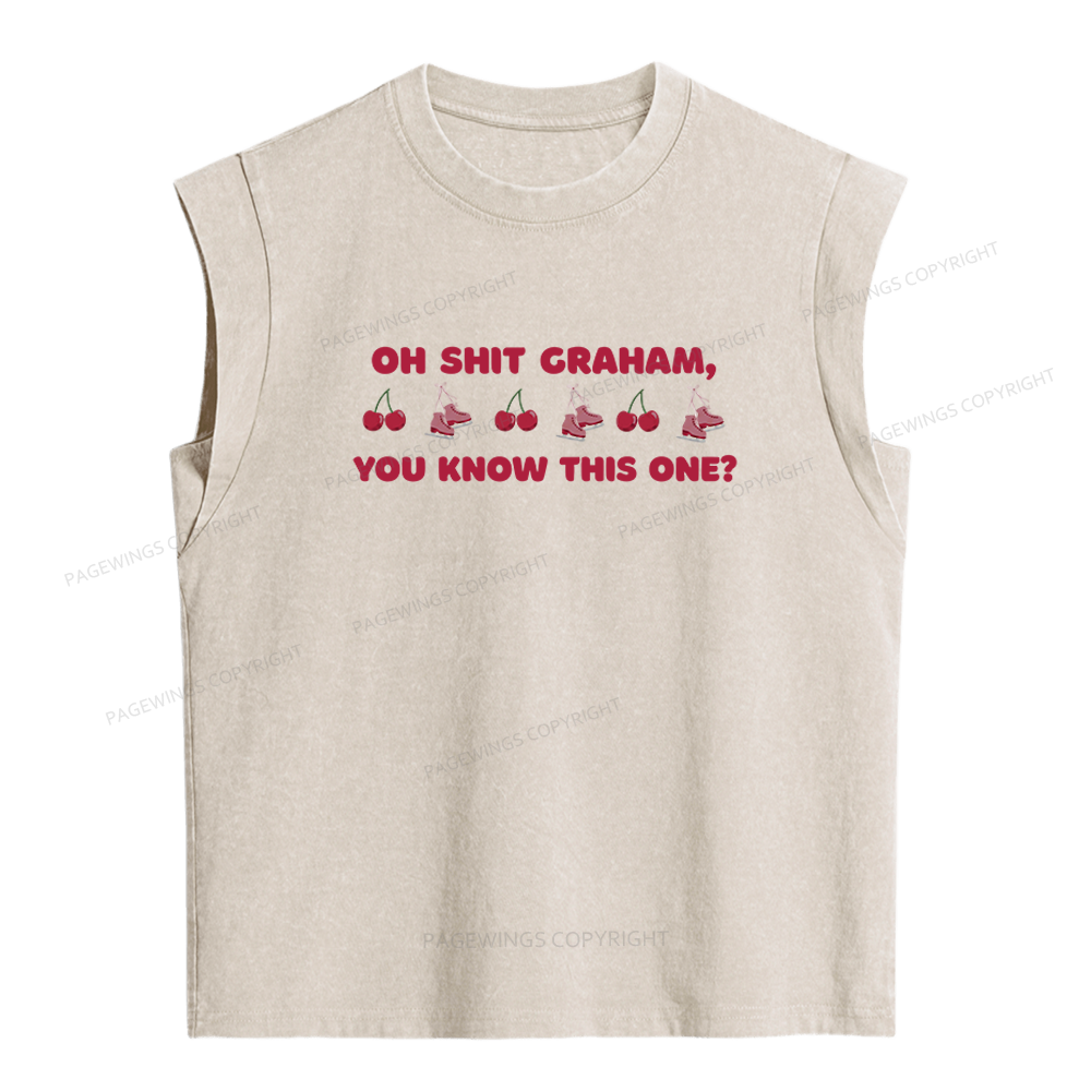 Pagewings Hockey Romance Women's Washed Tank Top