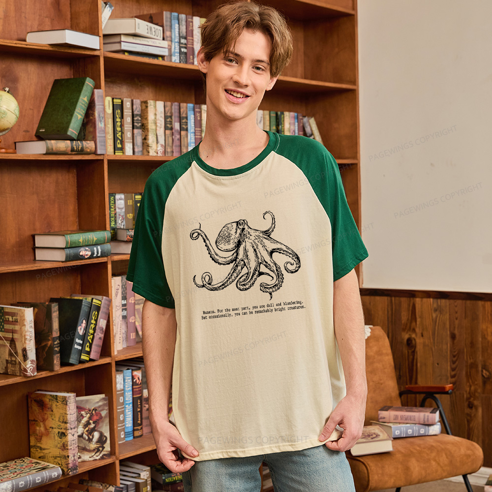 Pagewings Fantasy Book Lovers Raglan T-shirt