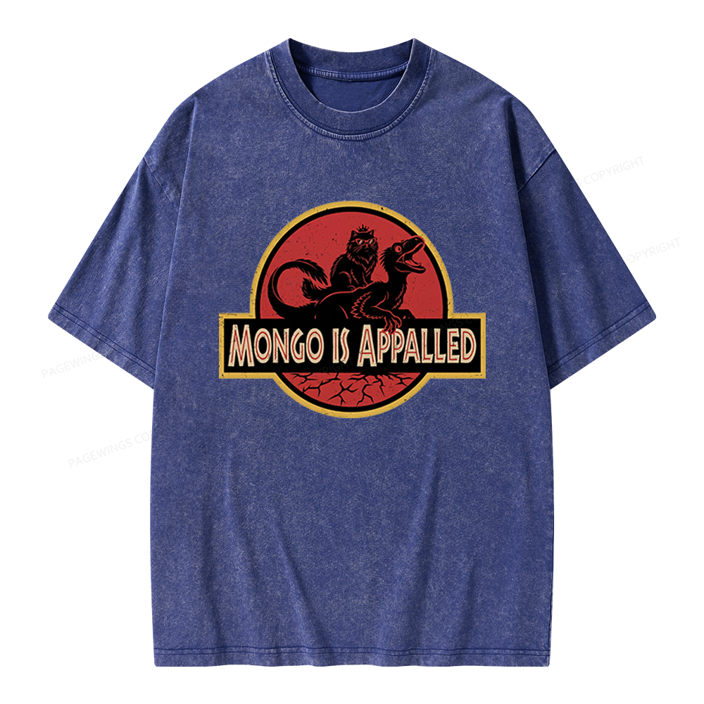 Pagewings Mongo Is Appalled Unisex Washed T-shirt