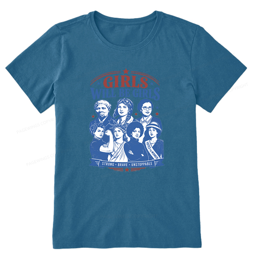 Pagewings Girls Will be Girls Unisex Classic T-shirt