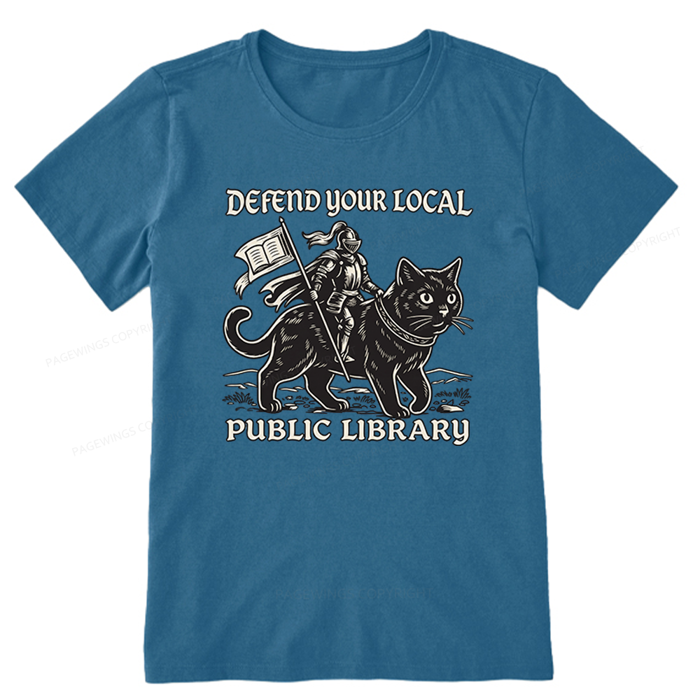 Pagewings Defend Your Local Public Library Unisex Classic T-shirt