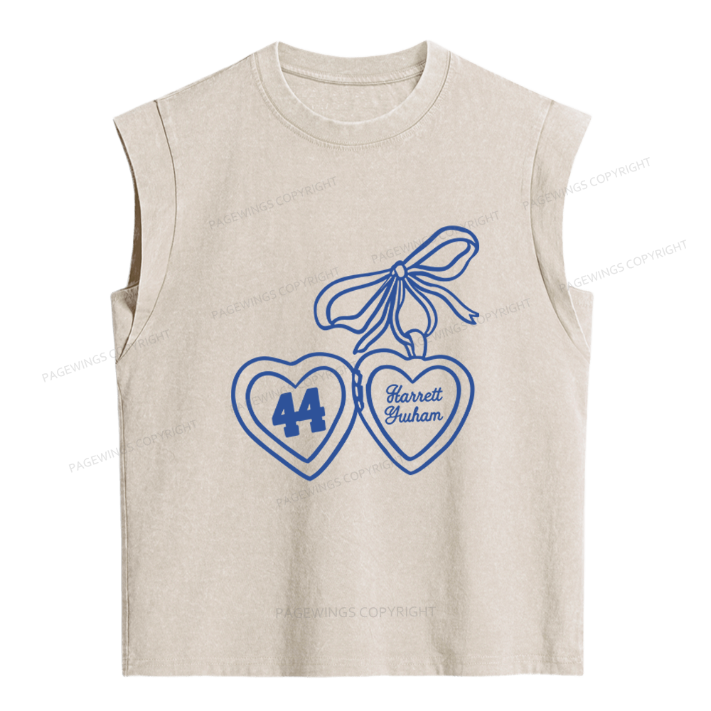 Pagewings Hockey Romance Women's Washed Tank Top