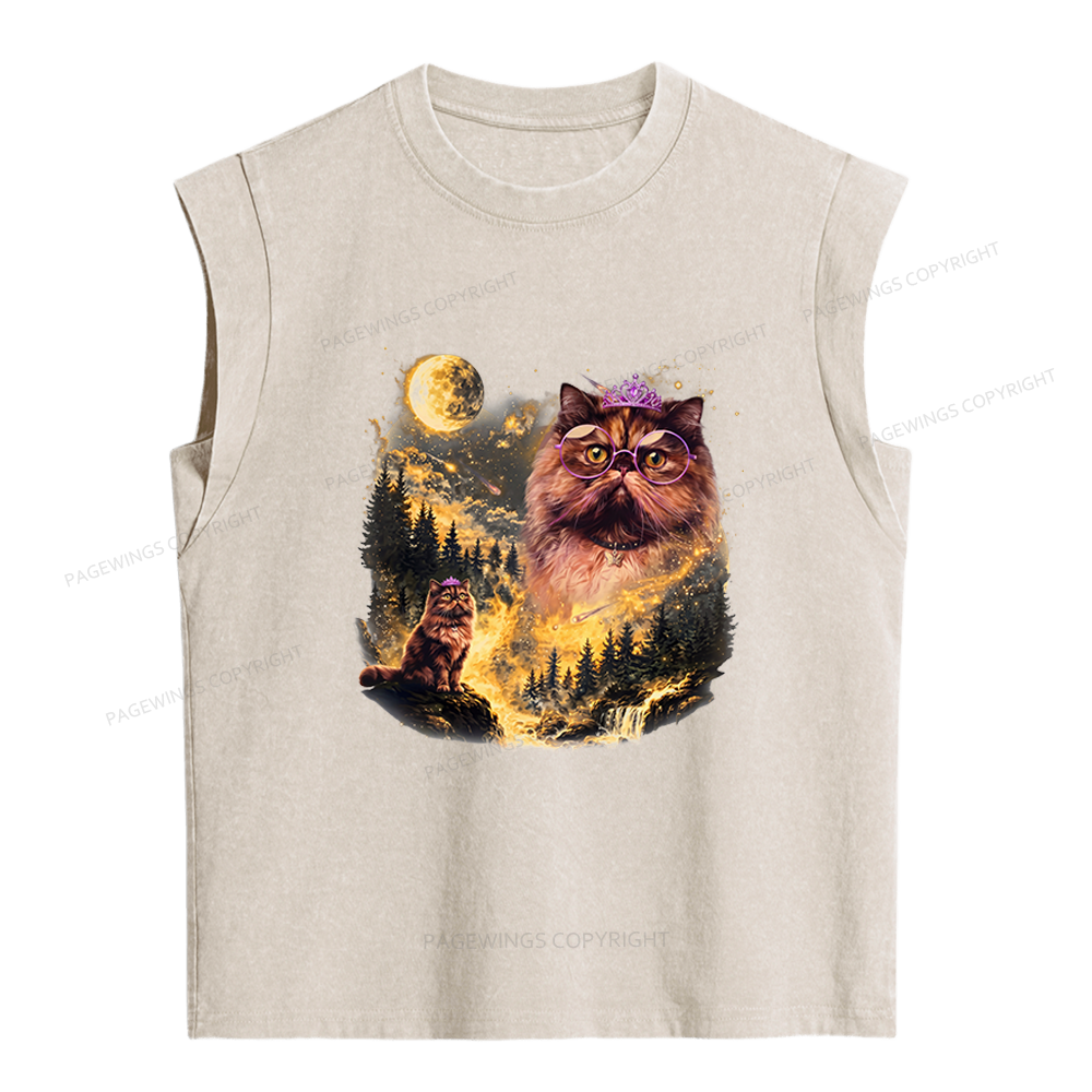 Pagewings Princess Donut Women's Washed Tank Top