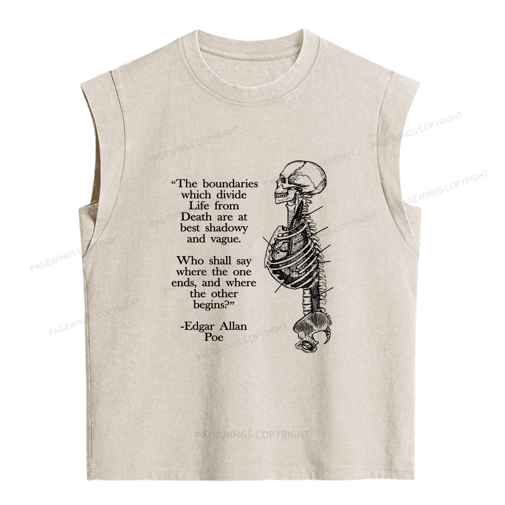 Pagewings Burial Women's Washed Tank Top