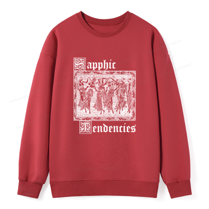 Pagewings Sapphic Tendencies Unisex Classic Sweatshirt