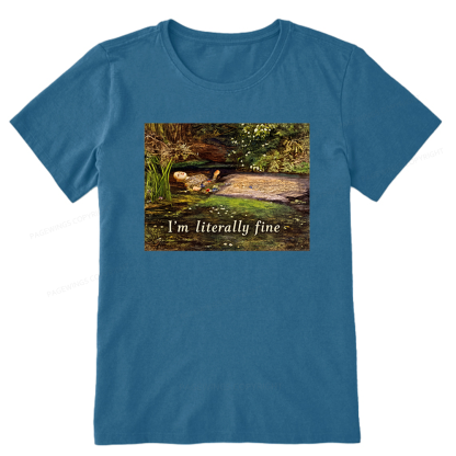 Pagewings I'm Literally Fine Unisex Classic T-shirt