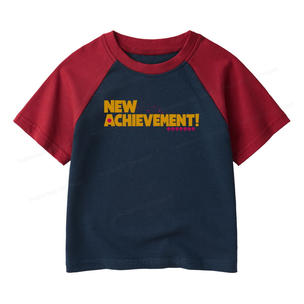 Pagewings New Achievement Kids Raglan T-shirt 