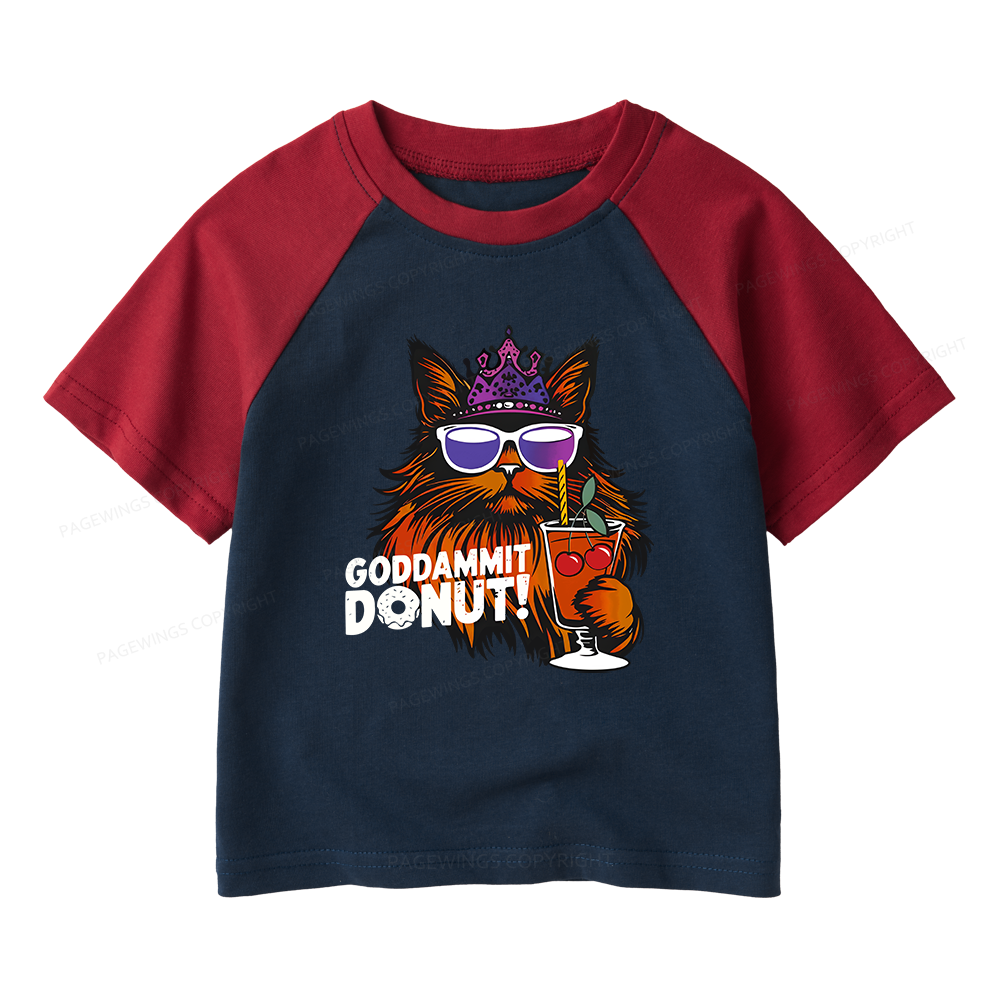 Pagewings Read Sci-Fi Book Kids Raglan T-shirt 