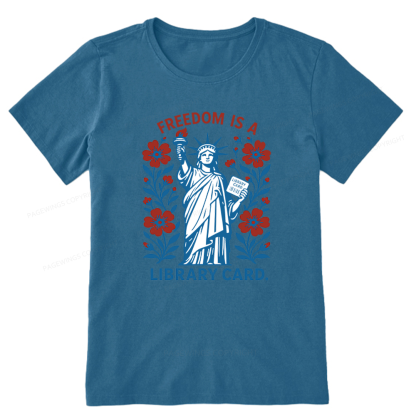 Pagewings Liberty is a Library Card Unisex Classic T-shirt