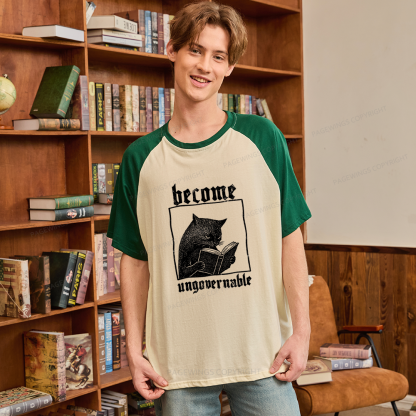 Pagewings Become Ungovernable Raglan T-shirt