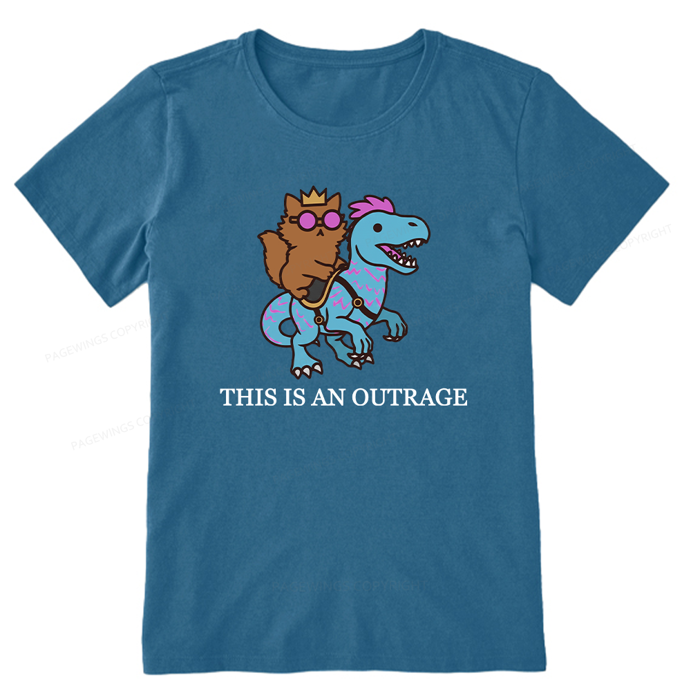 Pagewings This Is An Outrage Unisex Classic T-shirt