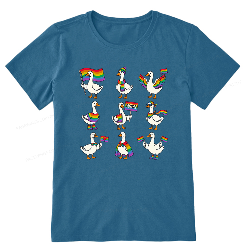 Pagewings Funny LGBTQ Goose Unisex Classic T-shirt