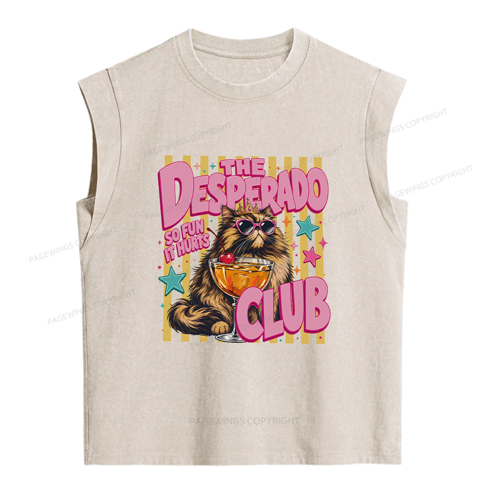 Pagewings Desperado Club Women's Washed Tank Top