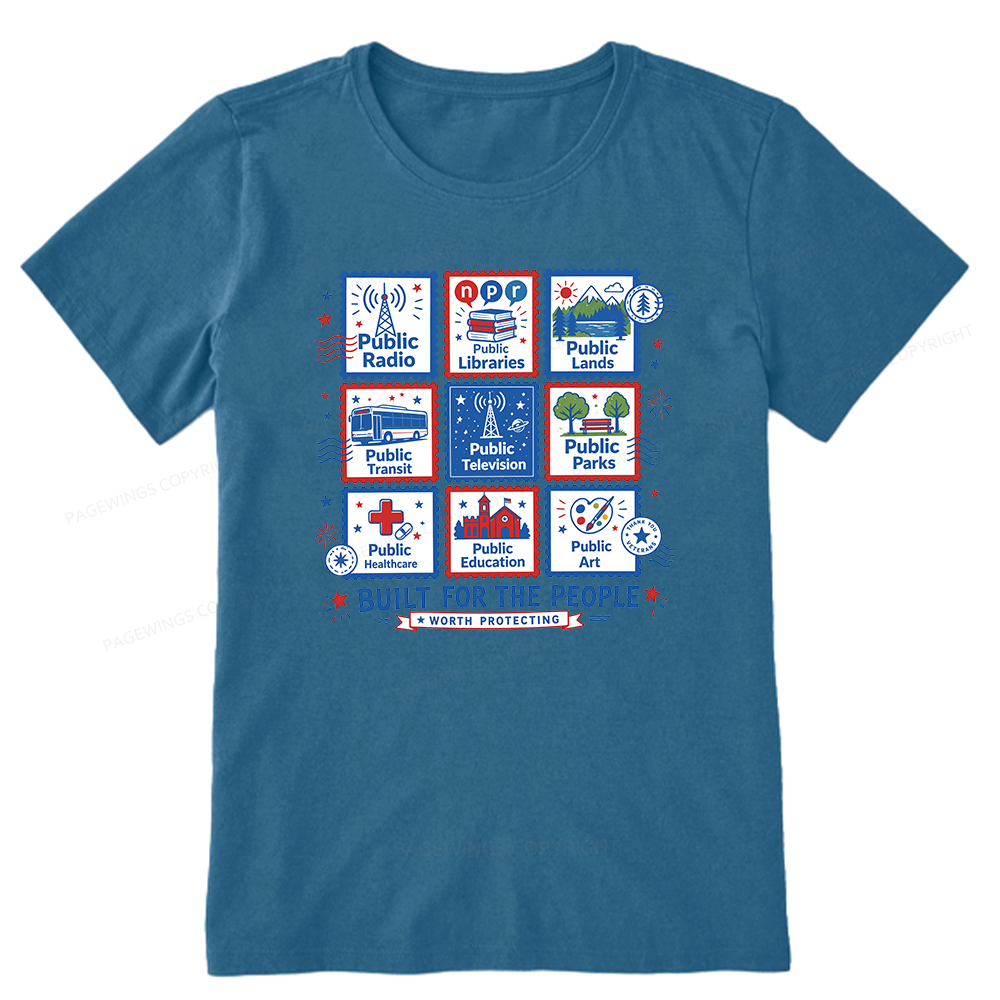 Pagewings Public Libraries Unisex Classic T-shirt