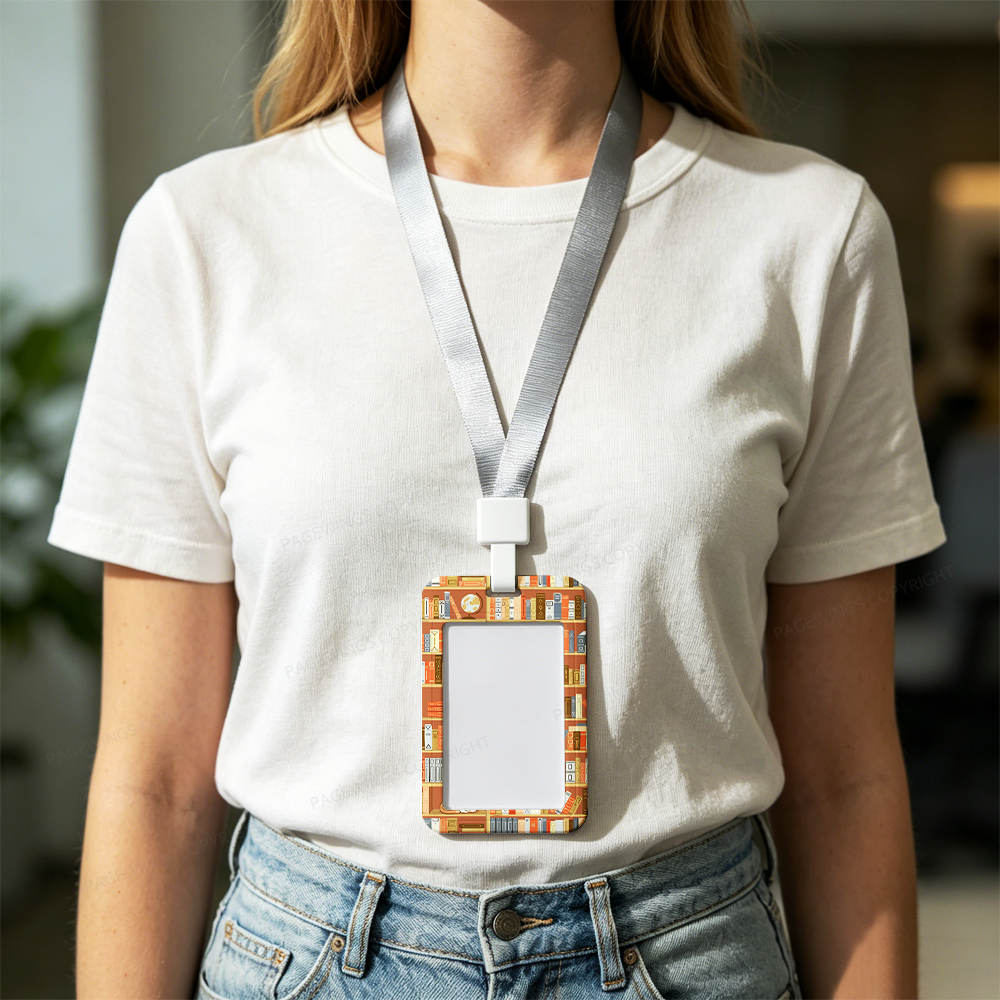 Pagewings Read More Books ABS Badge Holder