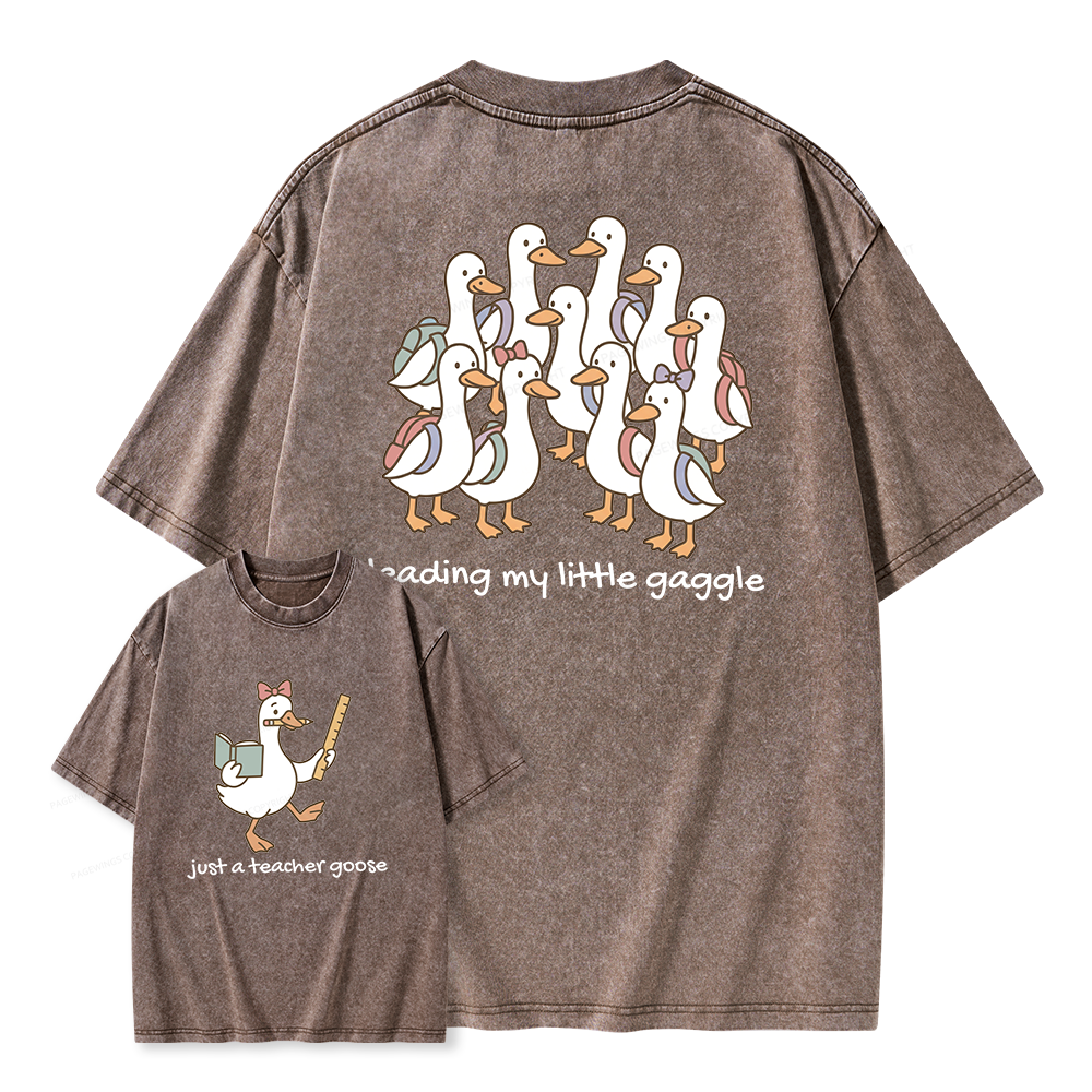 Pagewings Back to School Unisex Washed T-shirt
