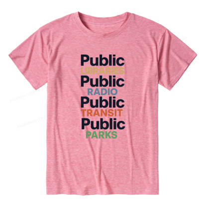 Pagewings Soft Public Libraries Unisex Heather T-Shirt