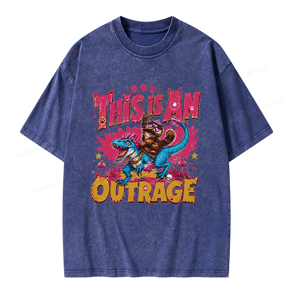 Pagewings Princess Donut Unisex Washed T-shirt