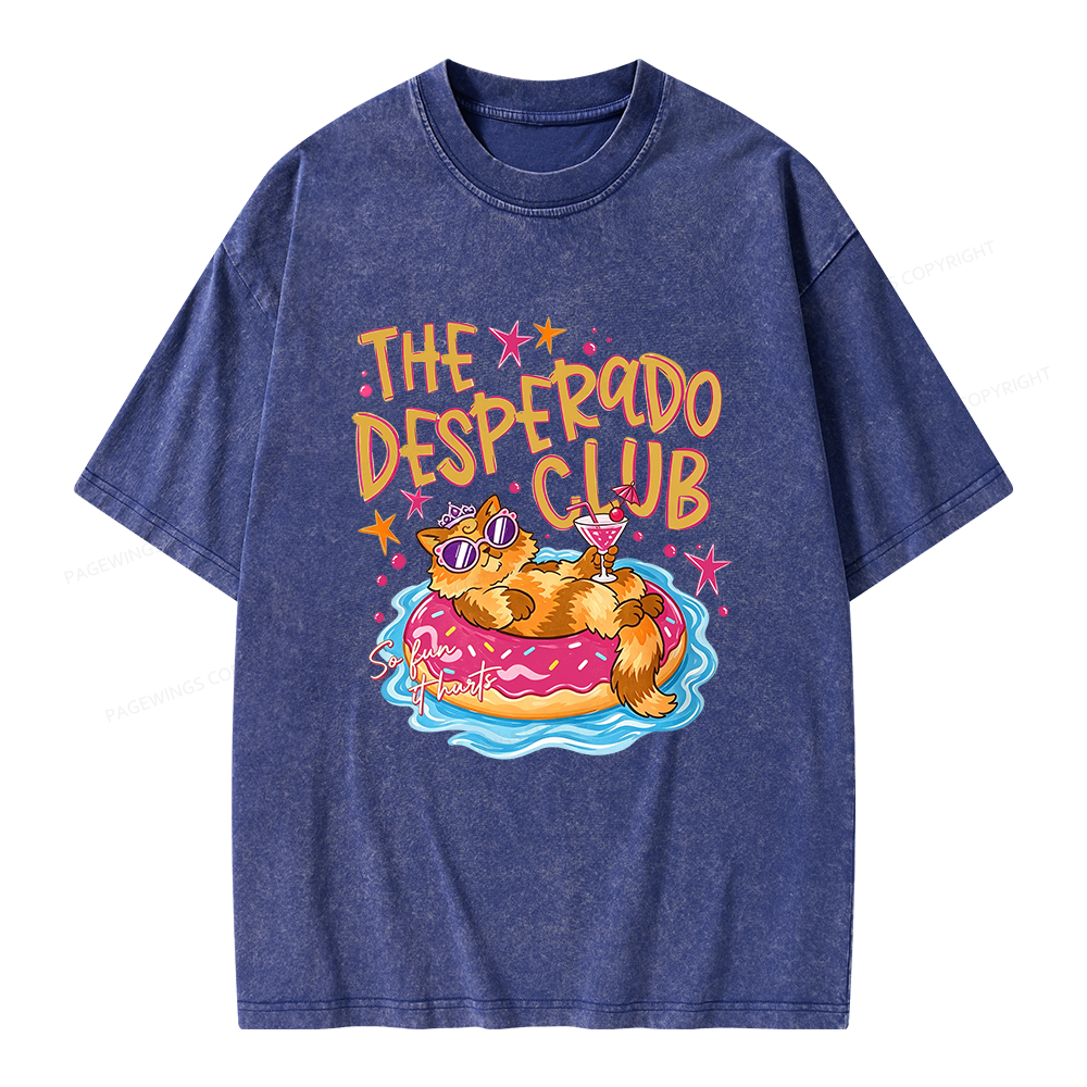 Pagewings Princess Donut Preppy Summer Unisex Washed T-shirt
