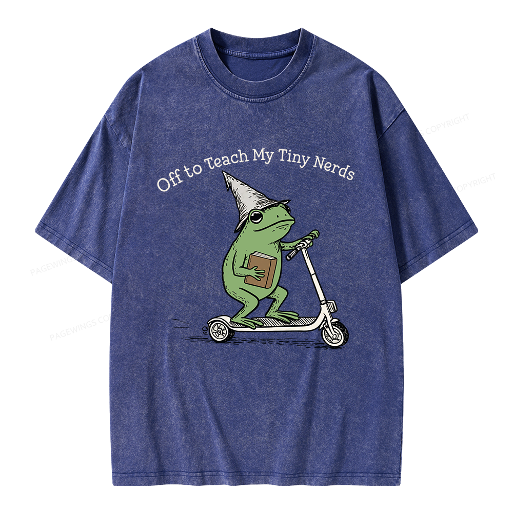 Pagewings Back to School Unisex Washed T-shirt