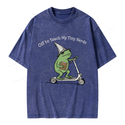 Pagewings Back to School Unisex Washed T-shirt