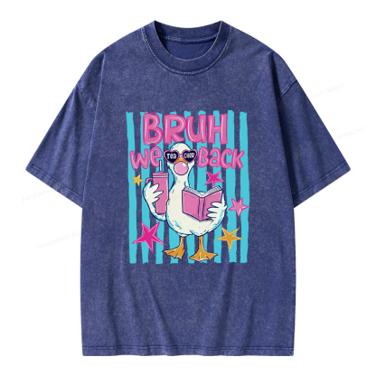 Pagewing Back To School Unisex Washed T-shirt