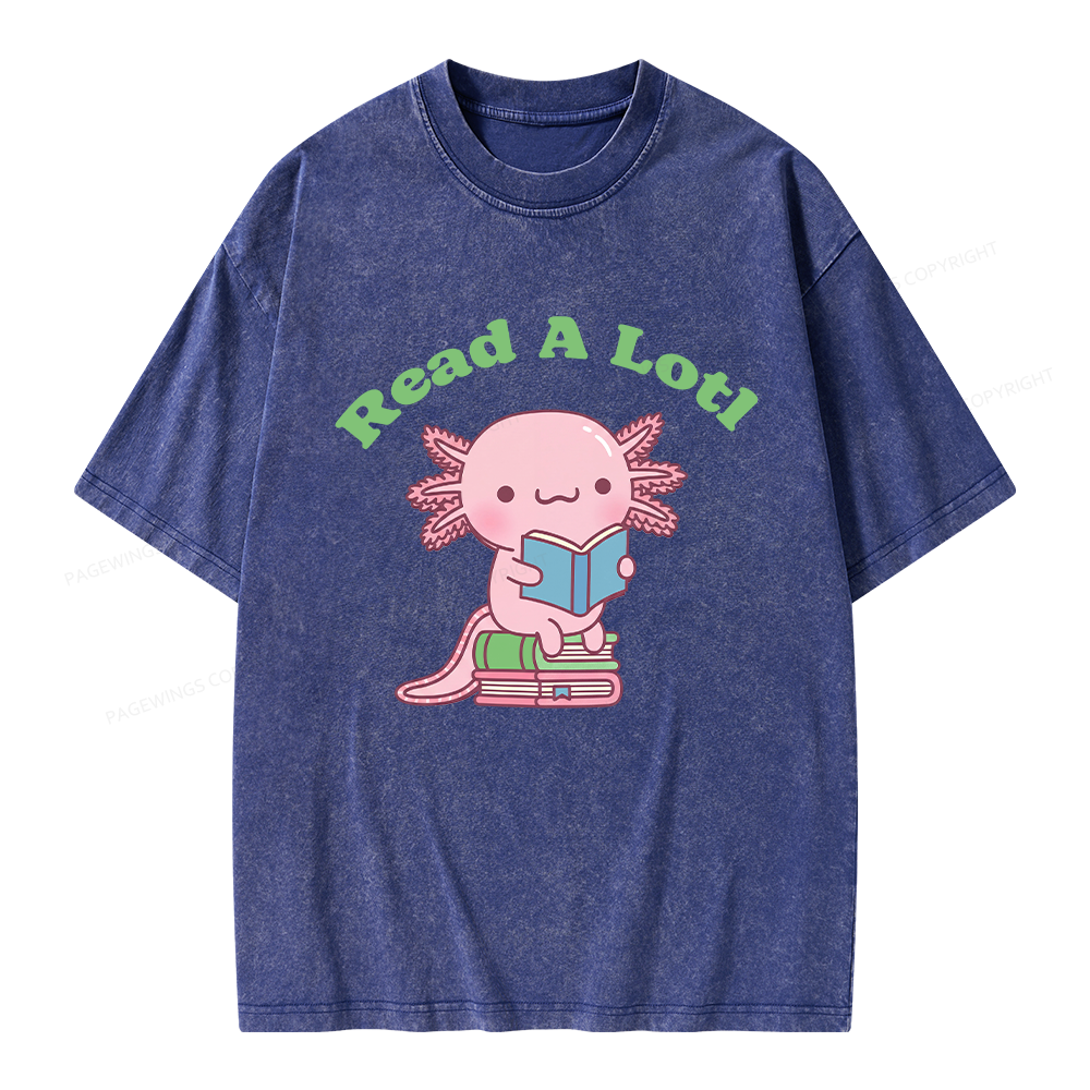 Pagewing Read A Lotl Unisex Washed T-shirt