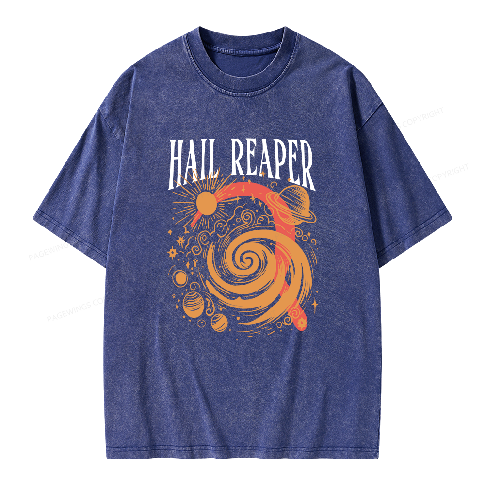 Pagewings Sci‑Fi Nerd Unisex Washed T-shirt
