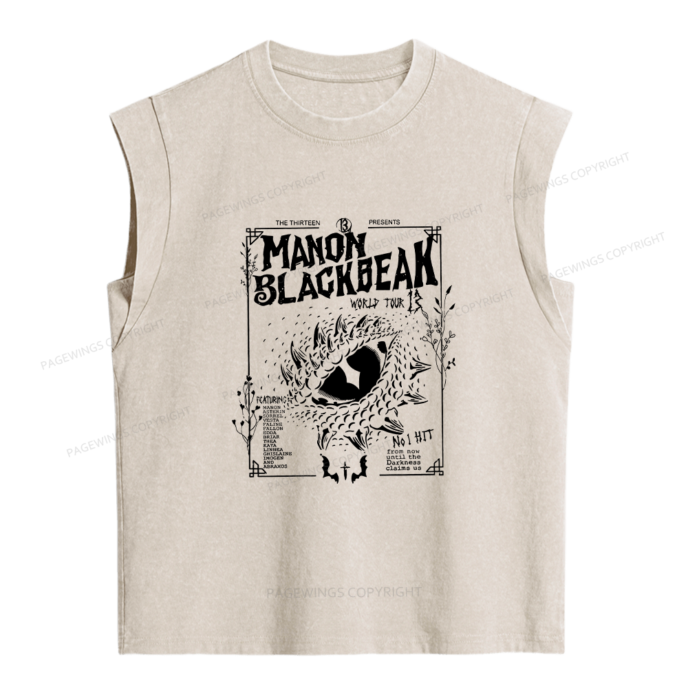 Pagewing Fantasy Bookish Women's Washed Tank Top