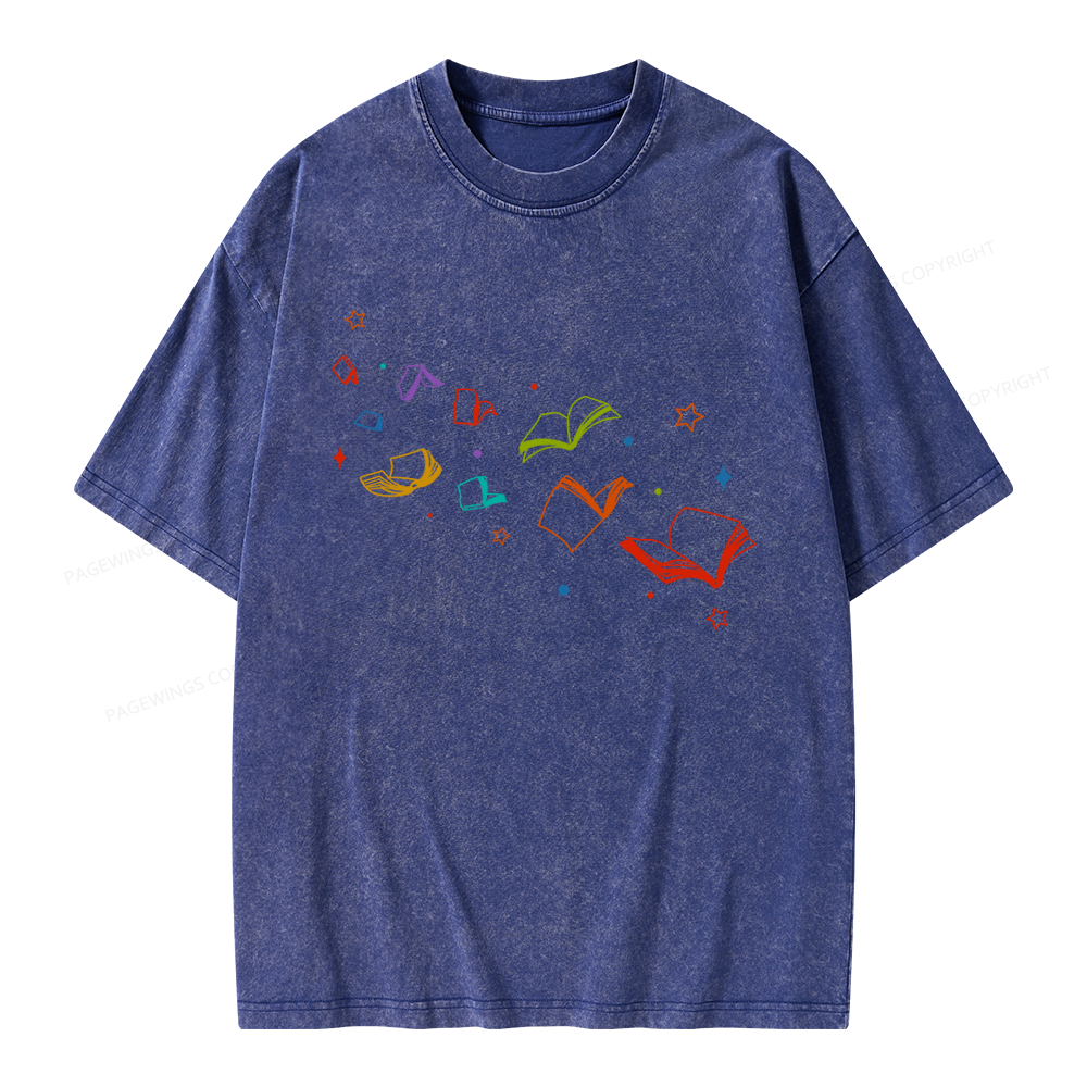 Pagewing Libraries Are For Everyone Unisex Washed T-shirt